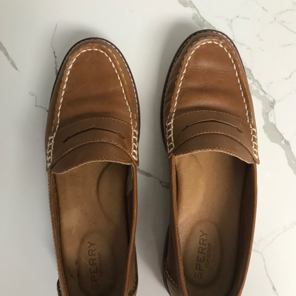 Sperry Top- Sider Seaport Leather Penny Loafer Oxford US 7 Women’s Shoes - Picture 4 of 13